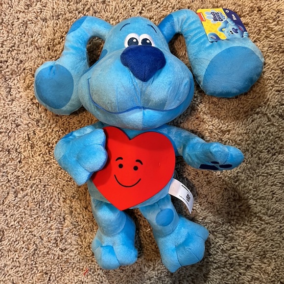 BNWT Blues Clues & You! Blue Valentine’s Day super soft plush stuffed animal - Picture 2 of 5